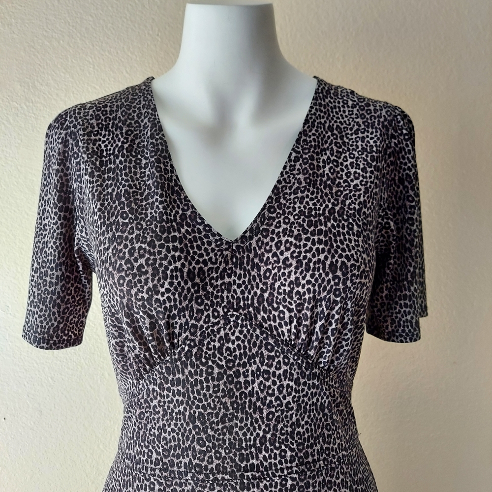 Michael Kors Cheetah Gunmetal Dress - Picture 4 of 9